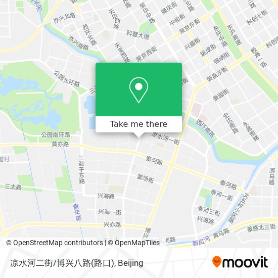 凉水河二街/博兴八路(路口) map