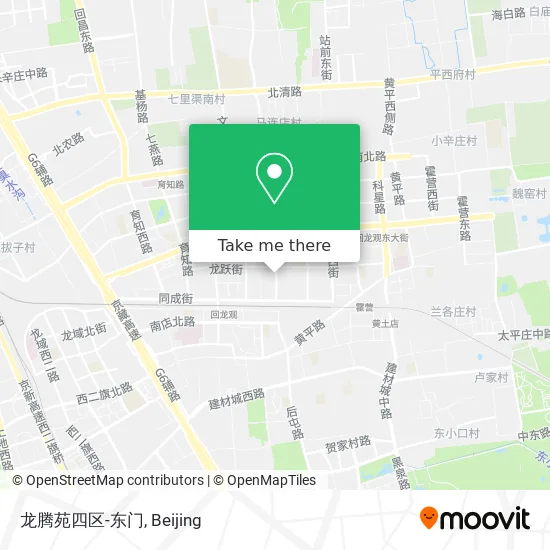 龙腾苑四区-东门 map