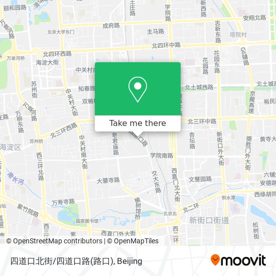 四道口北街/四道口路(路口) map