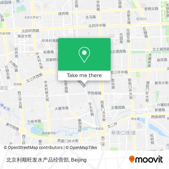 北京利顺旺发水产品经营部 map