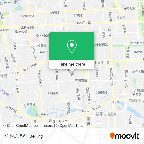 浩悦冻品行 map