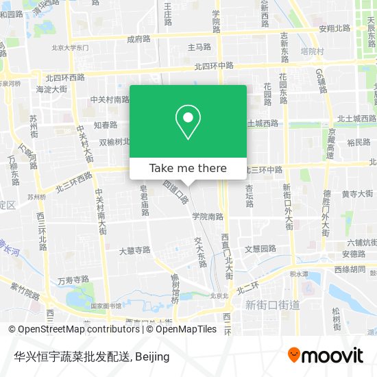 华兴恒宇蔬菜批发配送 map