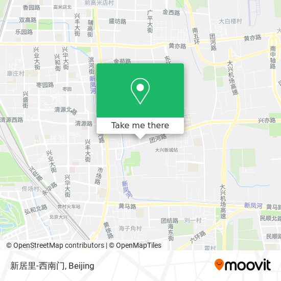 新居里-西南门 map