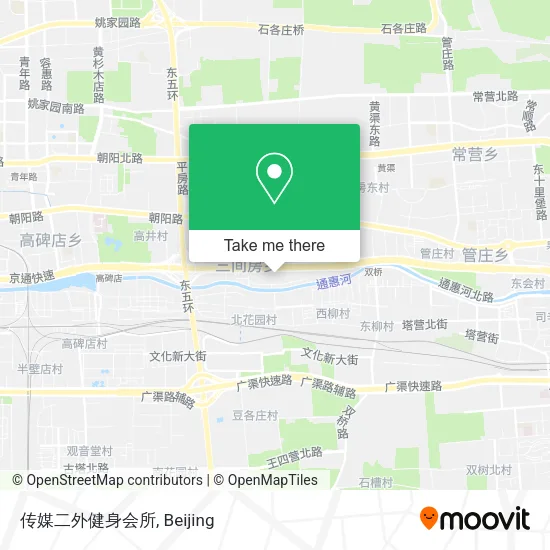 传媒二外健身会所 map