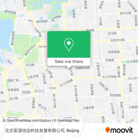北京富源信达科技发展有限公司 map