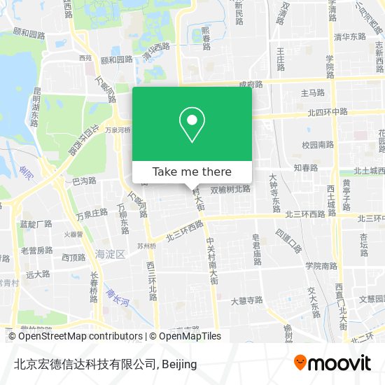 北京宏德信达科技有限公司 map
