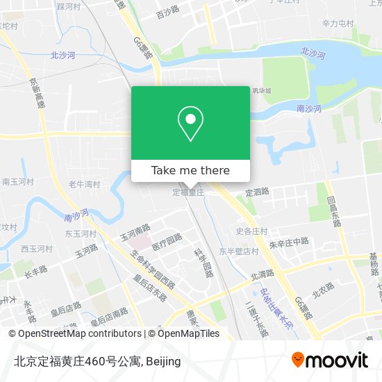 北京定福黄庄460号公寓 map