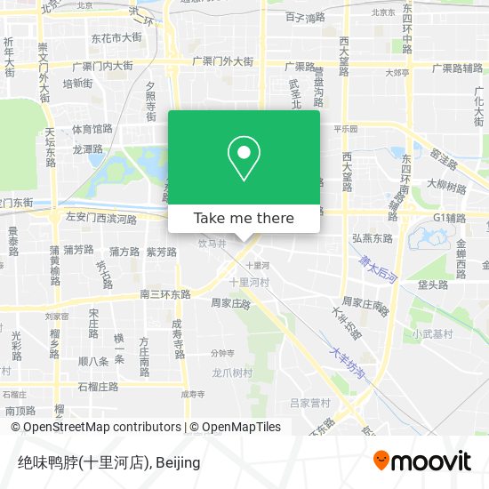 绝味鸭脖(十里河店) map