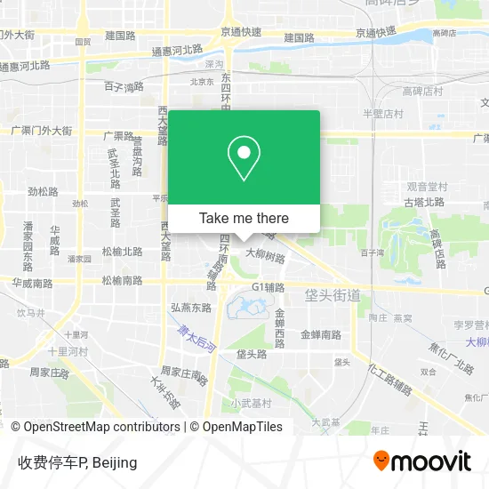 收费停车P map
