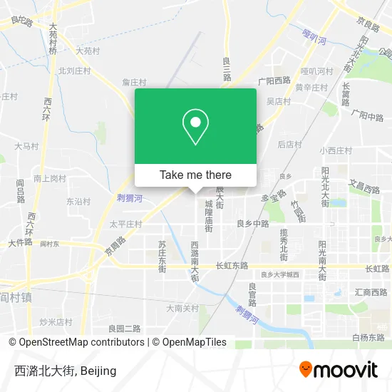 西潞北大街 map