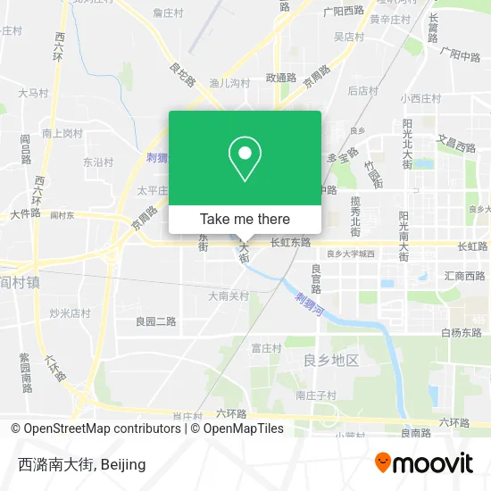 西潞南大街 map