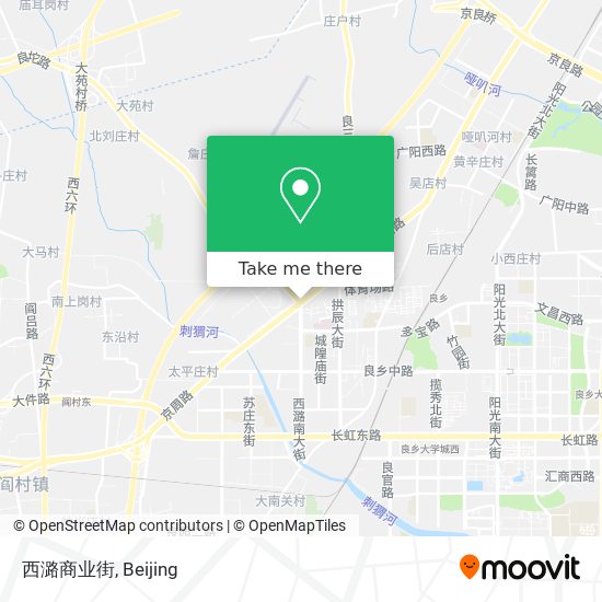 西潞商业街 map