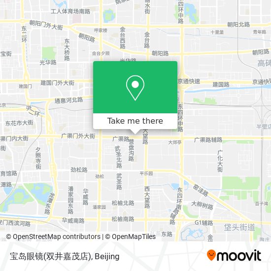 宝岛眼镜(双井嘉茂店) map