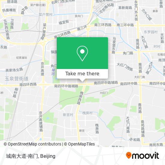 城南大道-南门 map