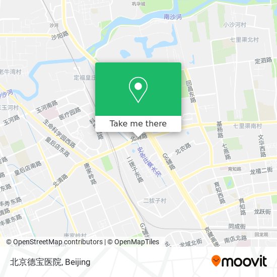 北京德宝医院 map