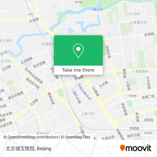 北京德宝医院 map