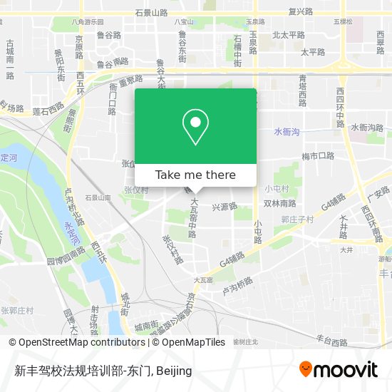 新丰驾校法规培训部-东门 map