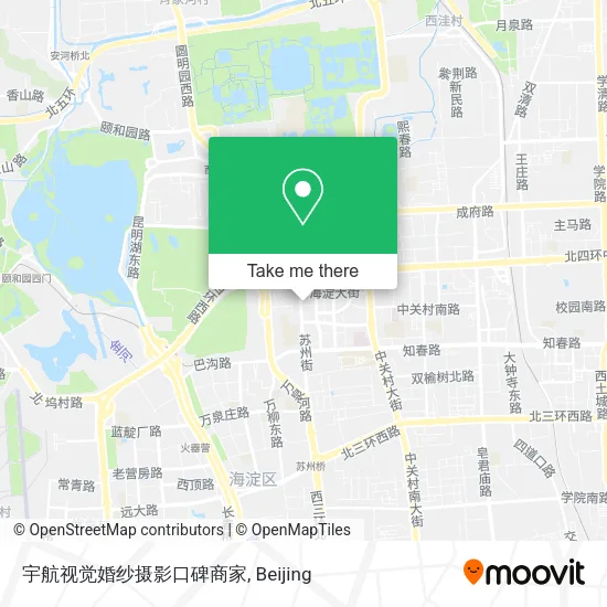 宇航视觉婚纱摄影口碑商家 map