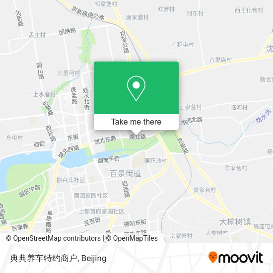 典典养车特约商户 map