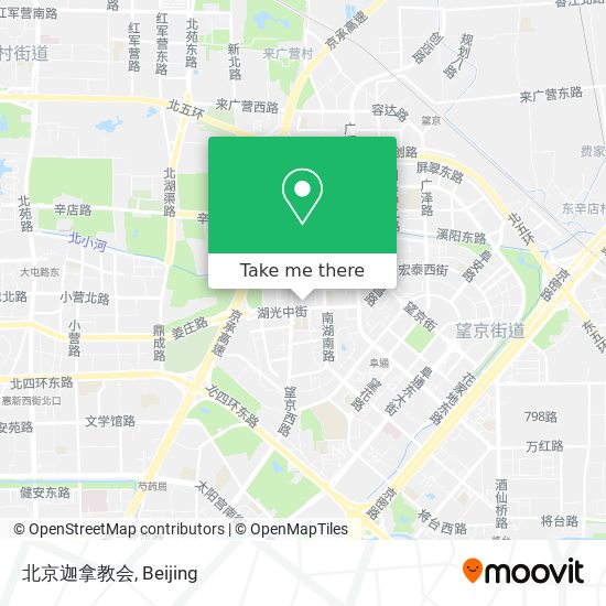 北京迦拿教会 map
