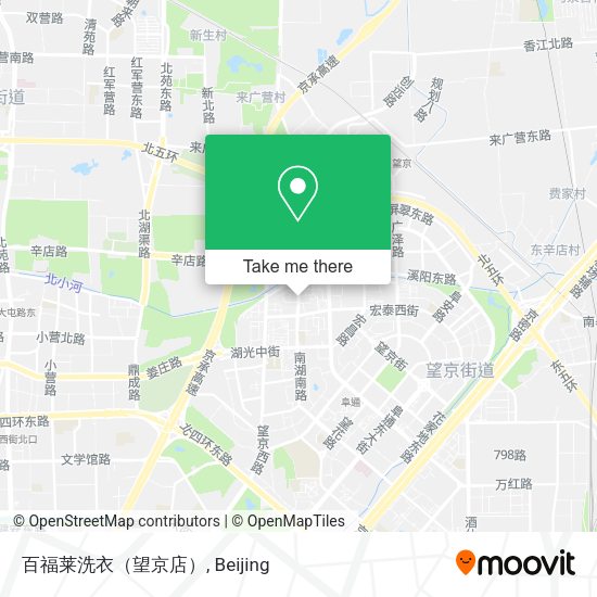 百福莱洗衣（望京店） map