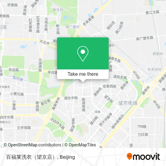 百福莱洗衣（望京店） map