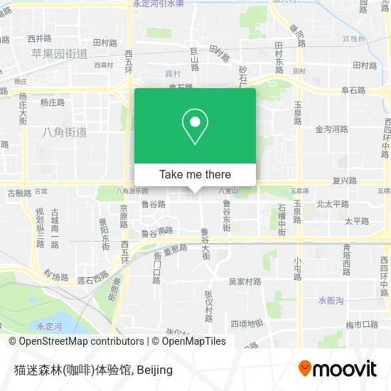 猫迷森林(咖啡)体验馆 map