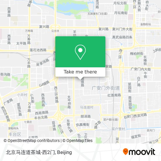 北京马连道茶城-西2门 map