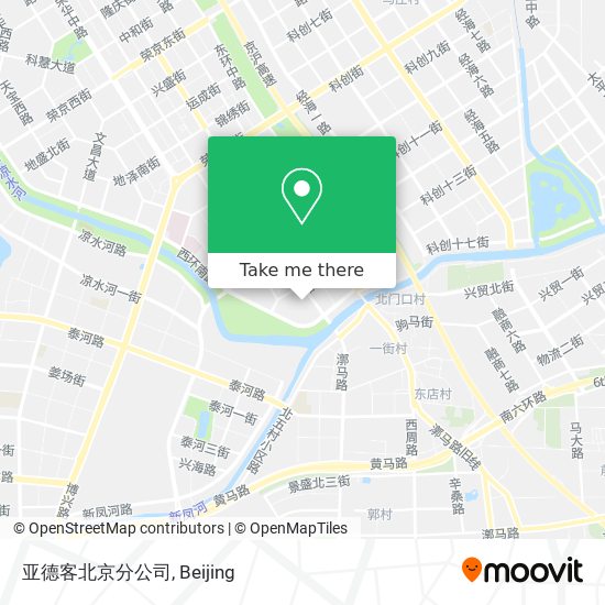 亚德客北京分公司 map