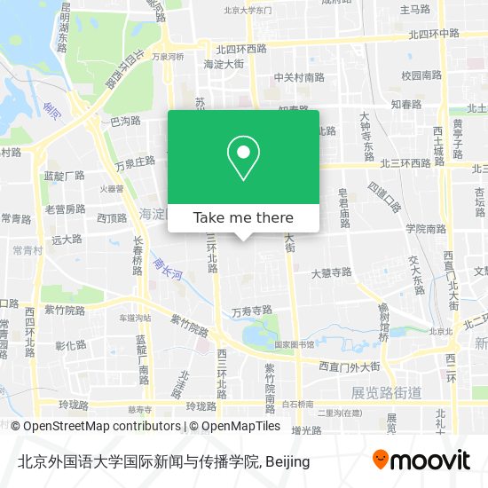 北京外国语大学国际新闻与传播学院 map