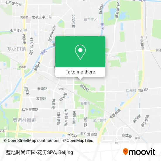 蓝地时尚庄园-花房SPA map