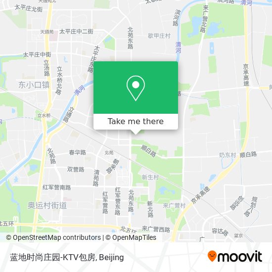 蓝地时尚庄园-KTV包房 map