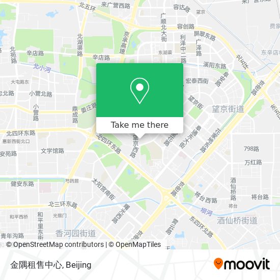 金隅租售中心 map