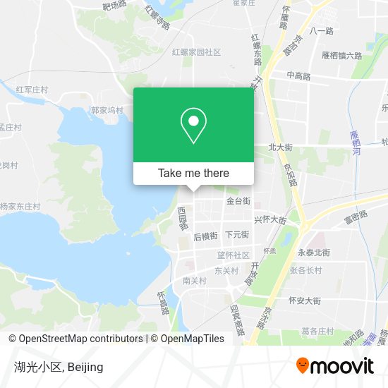 湖光小区 map
