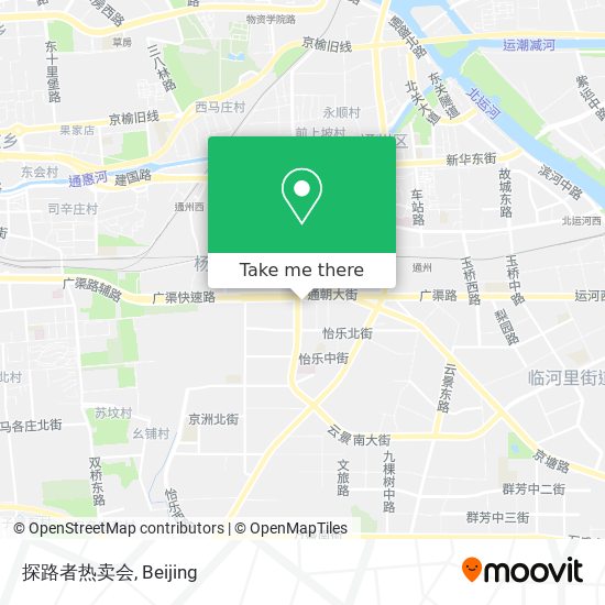 探路者热卖会 map