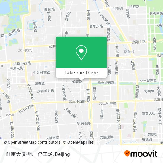 航南大厦-地上停车场 map