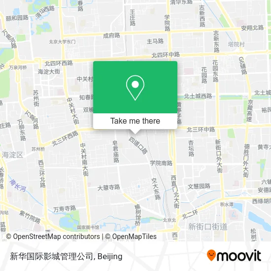 新华国际影城管理公司 map