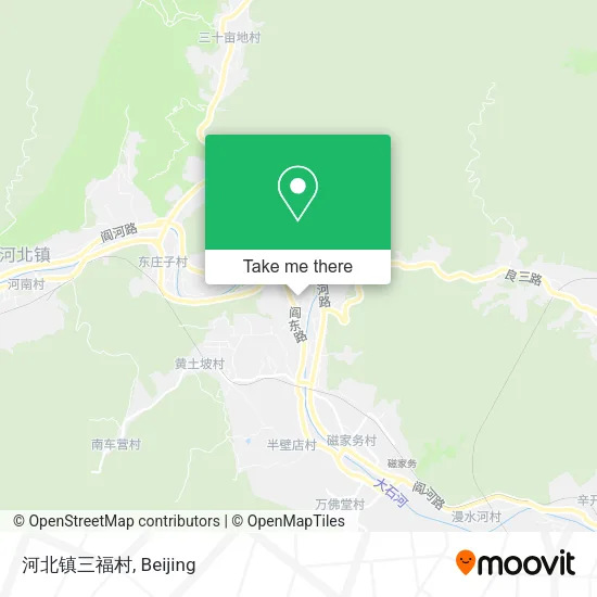 河北镇三福村 map