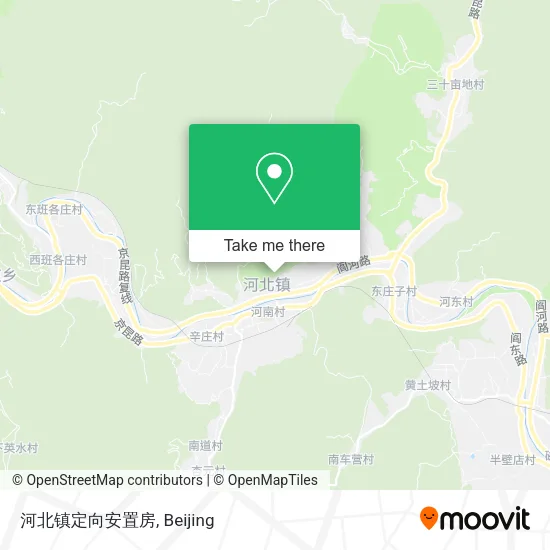 河北镇定向安置房 map
