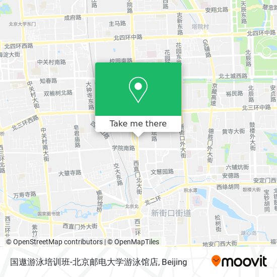 国遨游泳培训班-北京邮电大学游泳馆店 map