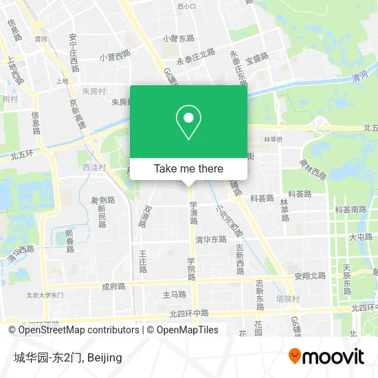 城华园-东2门 map