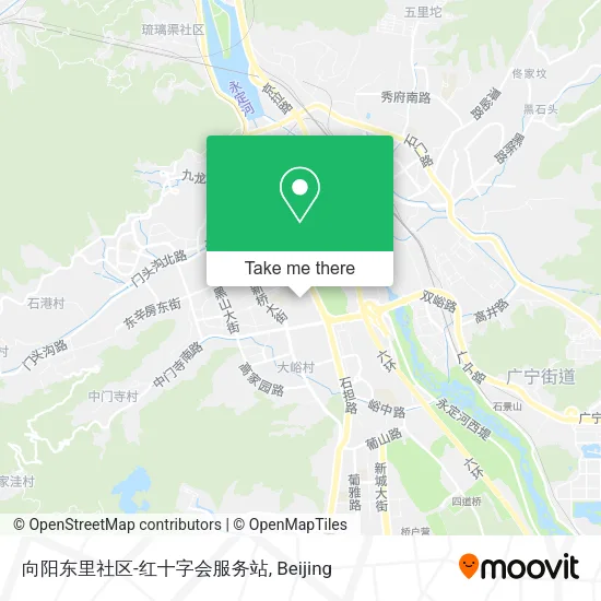 向阳东里社区-红十字会服务站 map