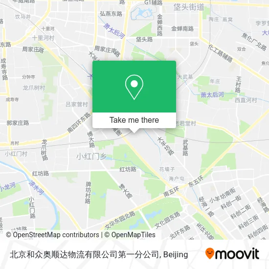 北京和众奥顺达物流有限公司第一分公司 map
