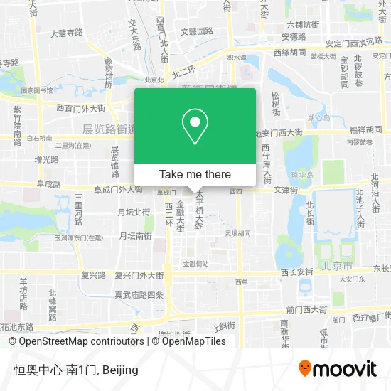 恒奥中心-南1门 map