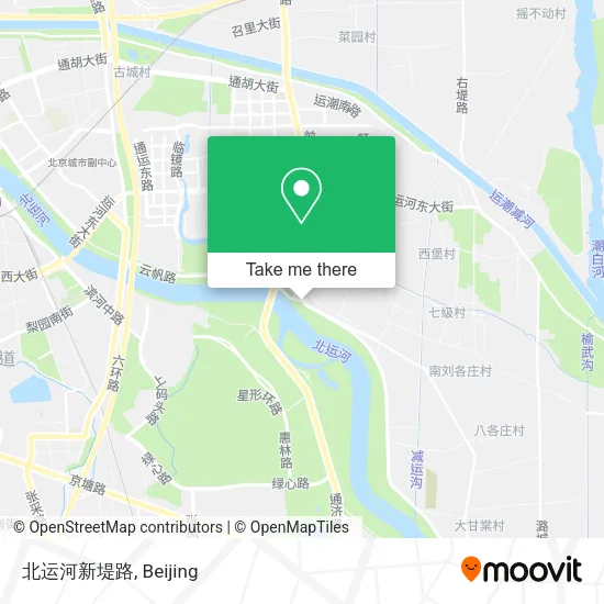 北运河新堤路 map