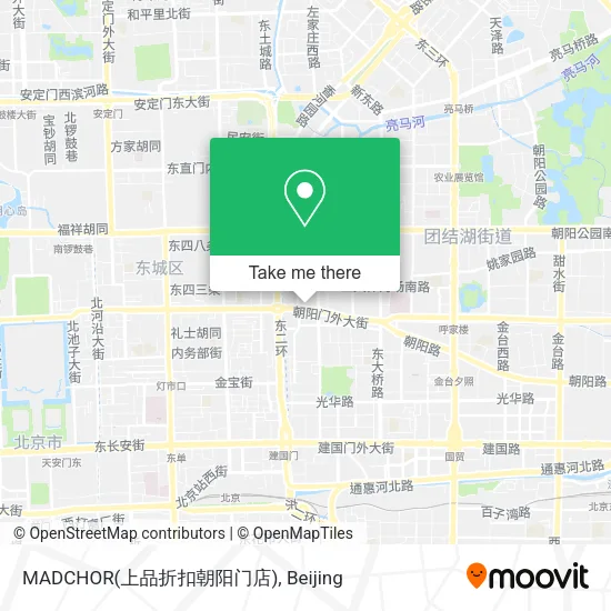 MADCHOR(上品折扣朝阳门店) map