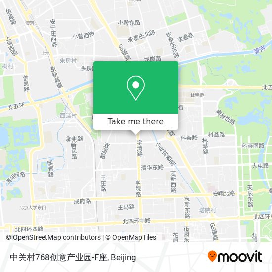 中关村768创意产业园-F座 map