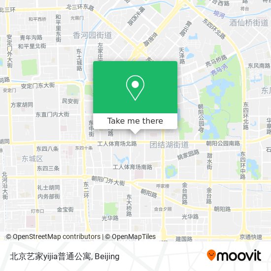 北京艺家yijia普通公寓 map