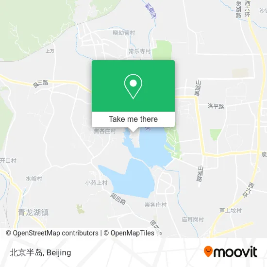 北京半岛 map