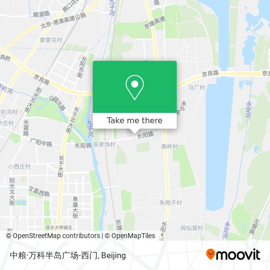 中粮·万科半岛广场-西门 map